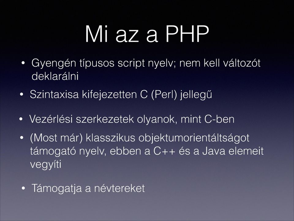 szerkezetek olyanok, mint C-ben (Most már) klasszikus