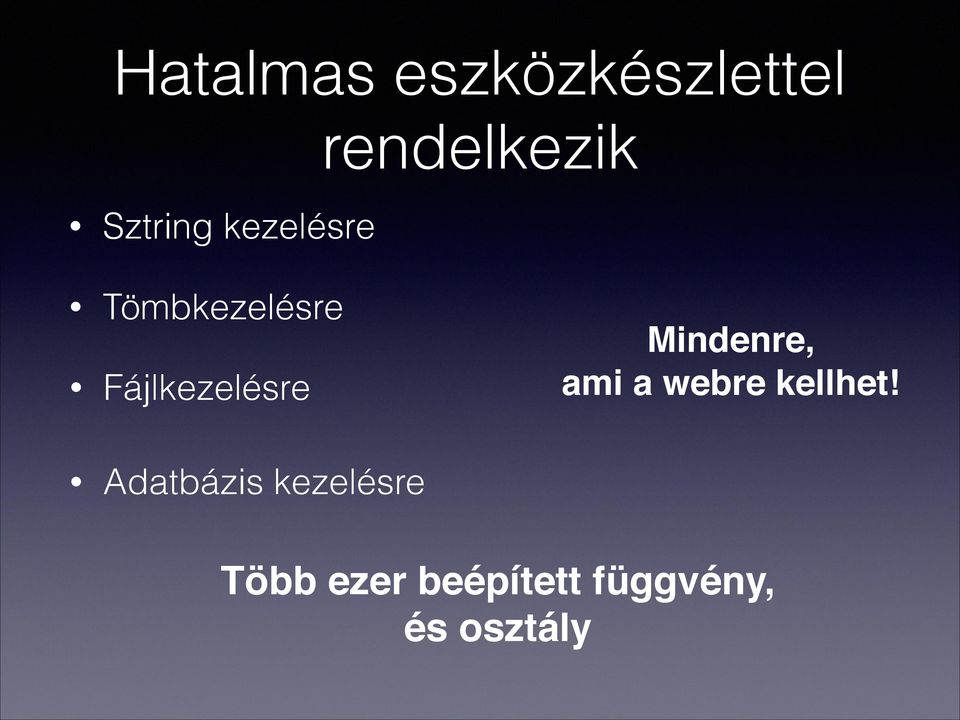 Mindenre, ami a webre kellhet!