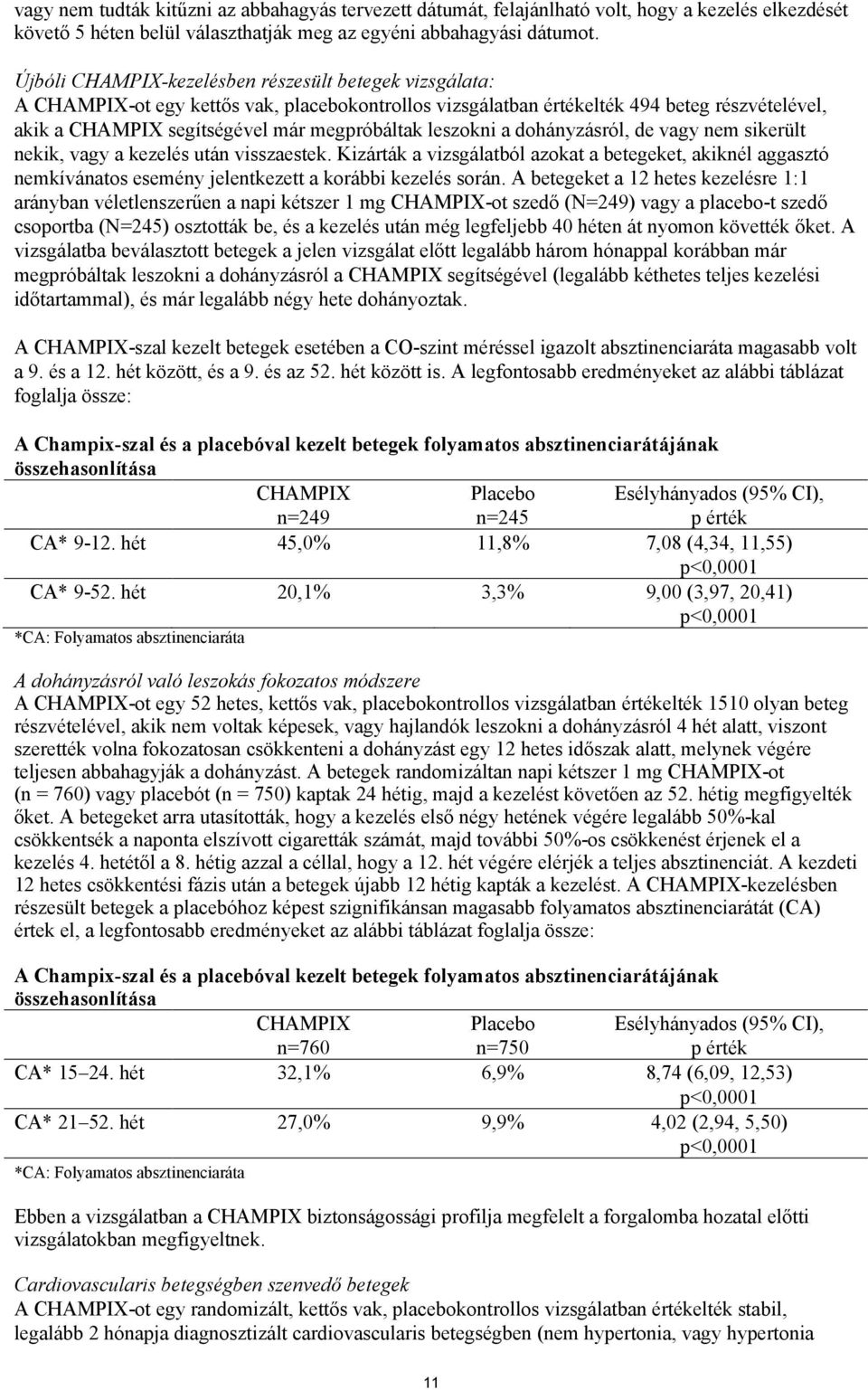 leszokni a dohányzásról, de vagy nem sikerült nekik, vagy a kezelés után visszaestek.