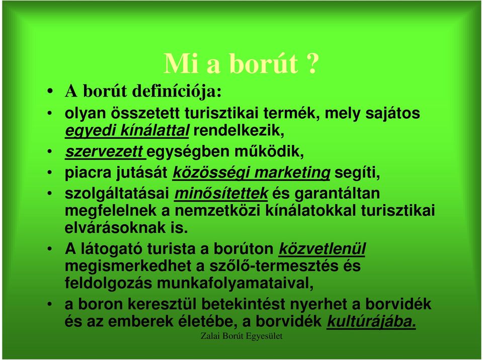 mőködik, piacra jutását közösségi marketing segíti, szolgáltatásai minısítettek és garantáltan megfelelnek a nemzetközi