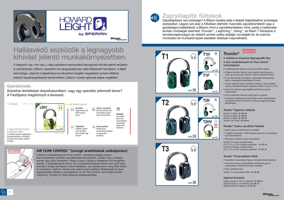 Thunder, Leightning, Viking, és Mach 1 fültokjaink a terméktulajdonságok és védelmi szintek széles skáláját vonultatják fel, és számos munkatárs és munkakörnyezet esetében ideálisan használhatók.