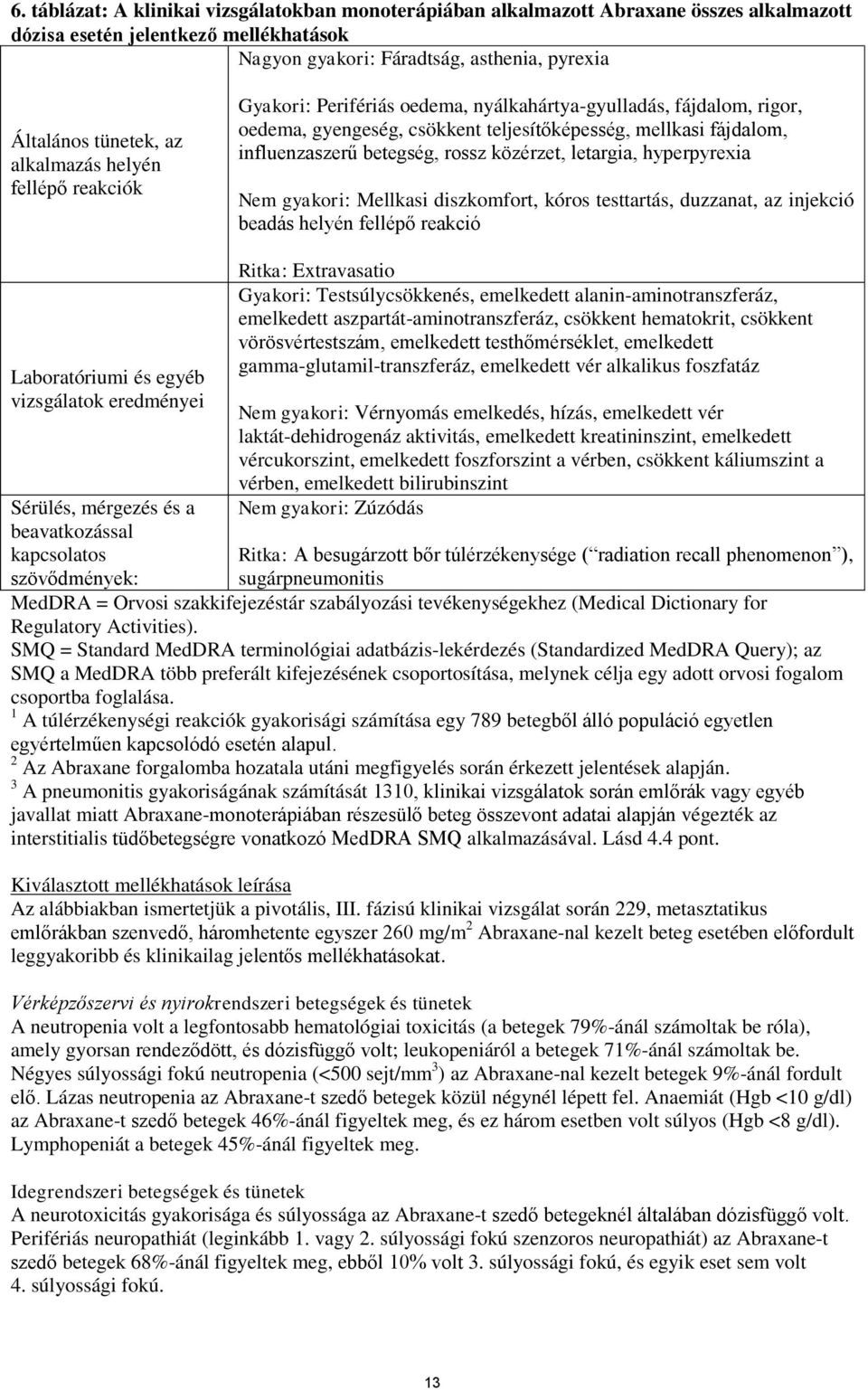 rossz közérzet, letargia, hyperpyrexia Nem gyakori: Mellkasi diszkomfort, kóros testtartás, duzzanat, az injekció beadás helyén fellépő reakció Laboratóriumi és egyéb vizsgálatok eredményei Sérülés,