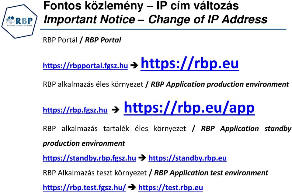 eu RBP alkalmazás éles környezet / RBP Application production environment https://rbp.fgsz.