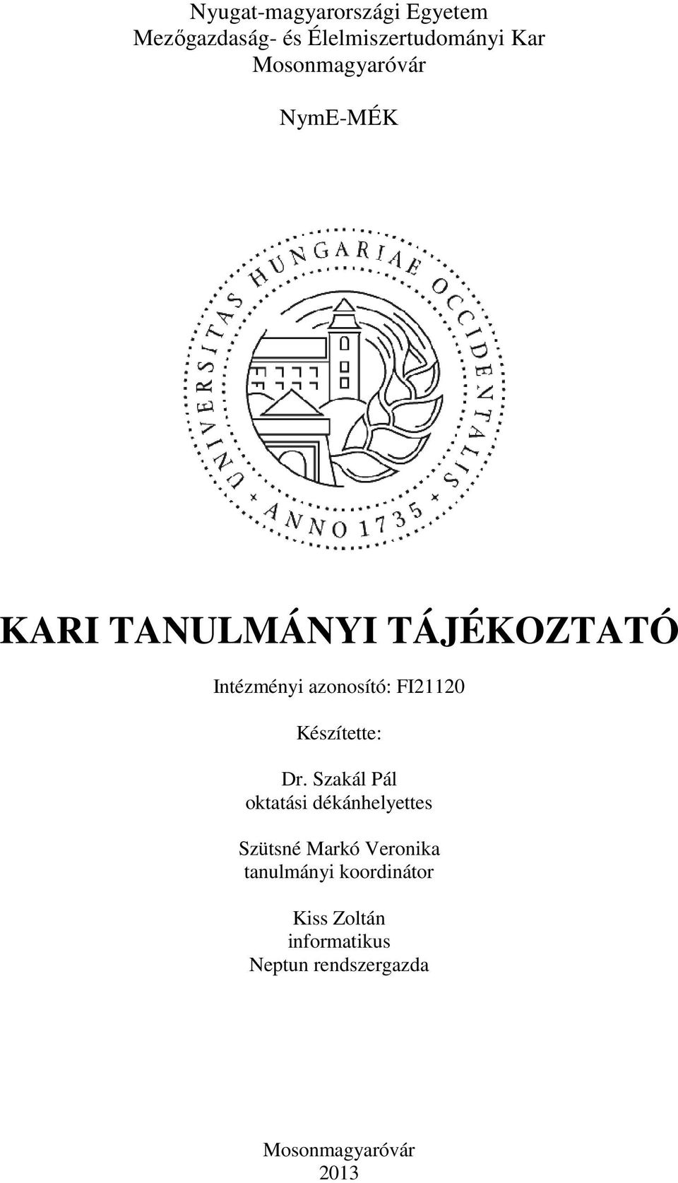 FI21120 Készítette: Dr.