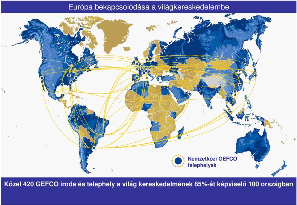 telephelyek Közel 420 GEFCO iroda és