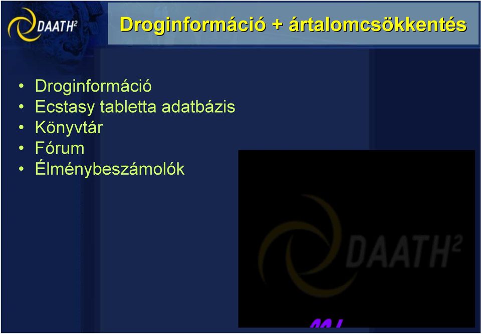 Droginformáció Ecstasy