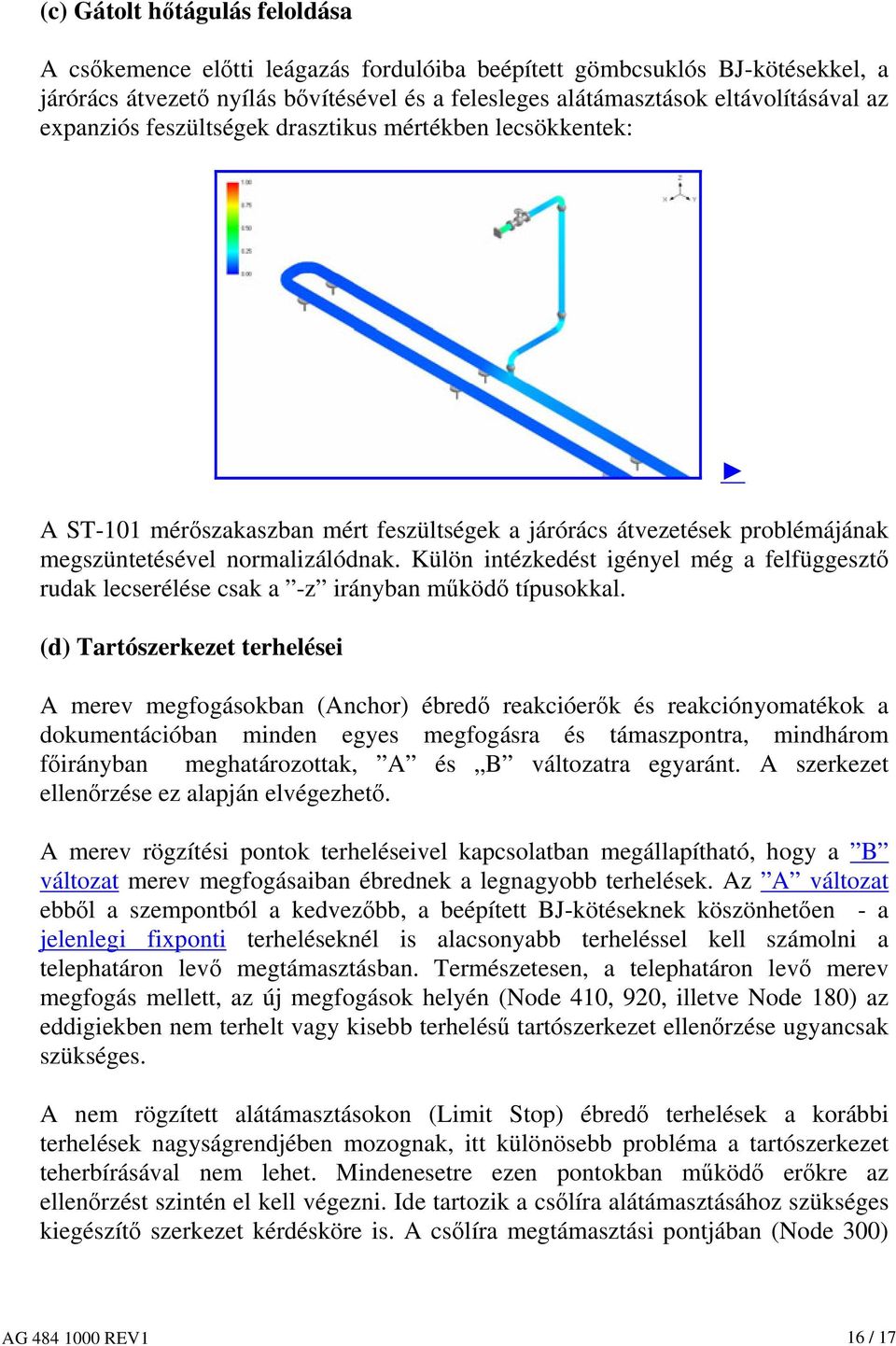 Külön intézkedést igényel még a felfüggesztő rudak lecserélése csak a -z irányban működő típusokkal.