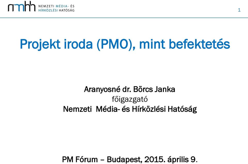 Börcs Janka főigazgató Nemzeti