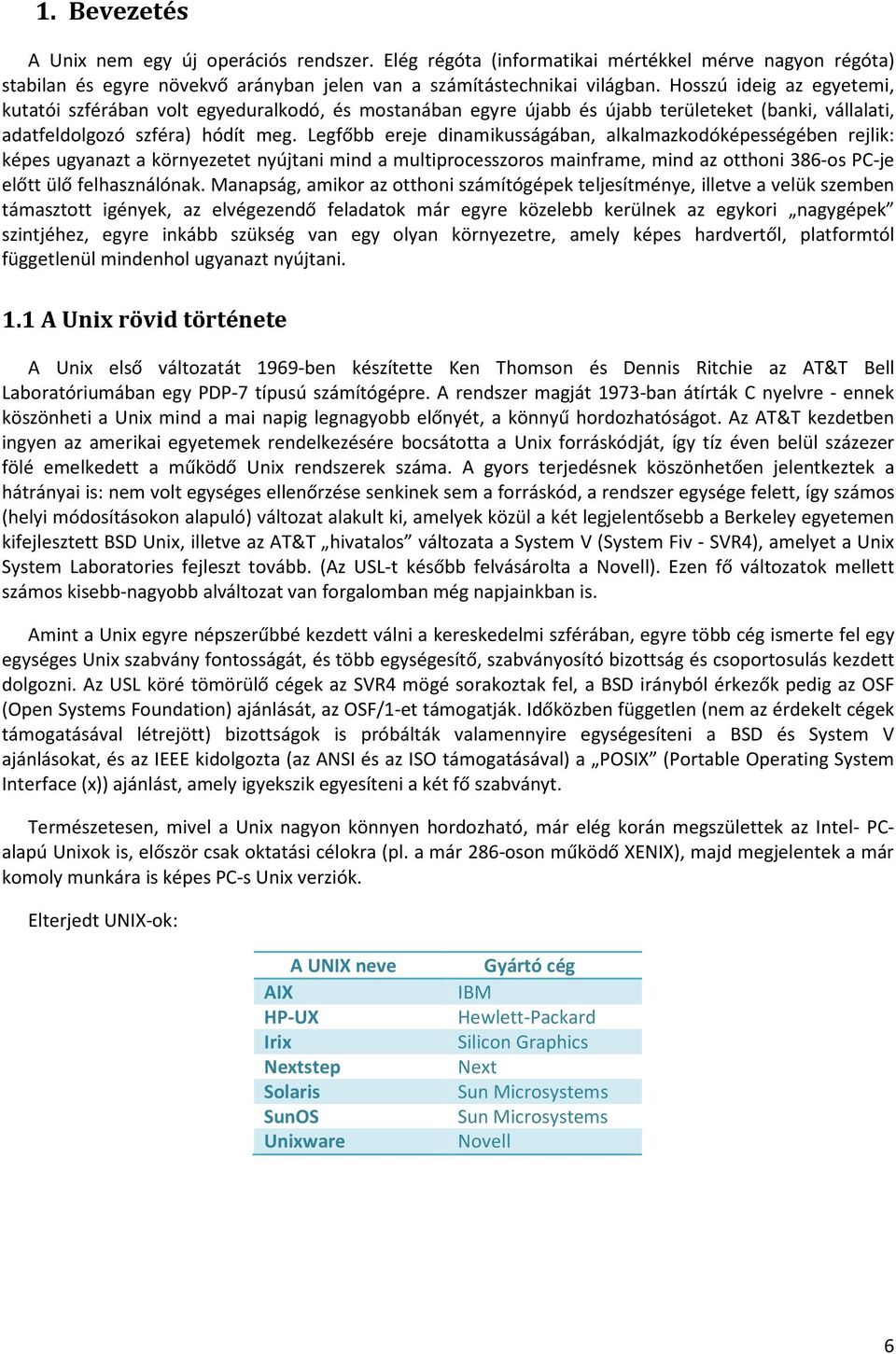 Legfőbb ereje dinamikusságában, alkalmazkodóképességében rejlik: képes ugyanazt a környezetet nyújtani mind a multiprocesszoros mainframe, mind az otthoni 386-os PC-je előtt ülő felhasználónak.
