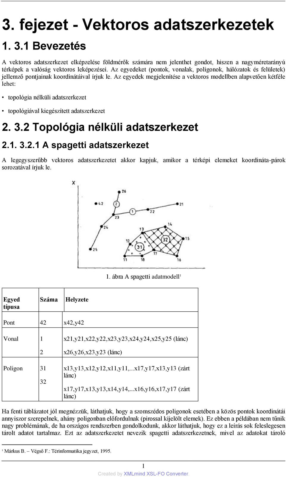 Az egyedek megjelenítése a vektoros modellben alapvetően kétféle lehet: topológia nélküli adatszerkezet topológiával kiegészített adatszerkezet 2.