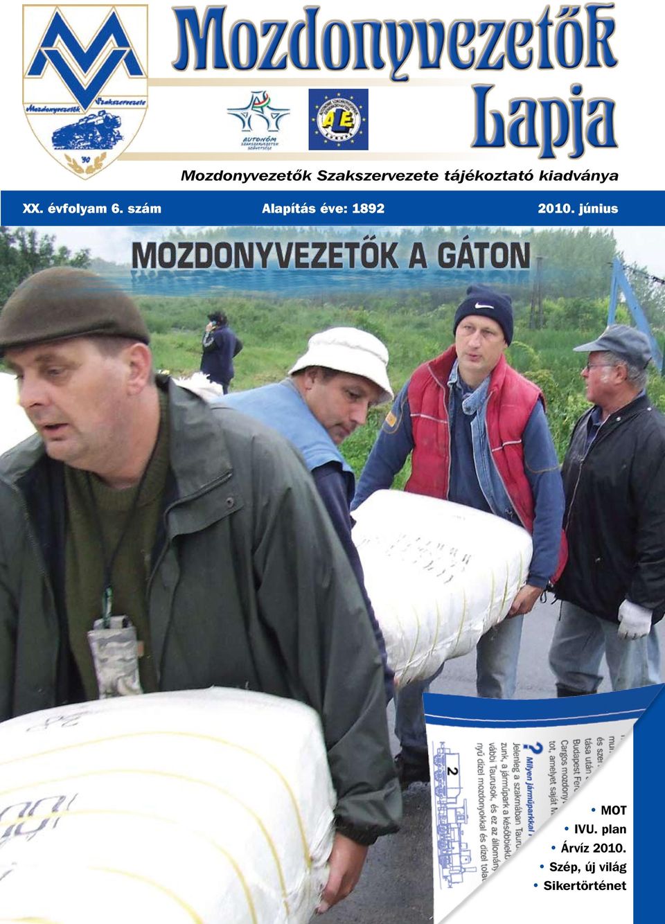 szám Alapítás éve: 1892 2010.