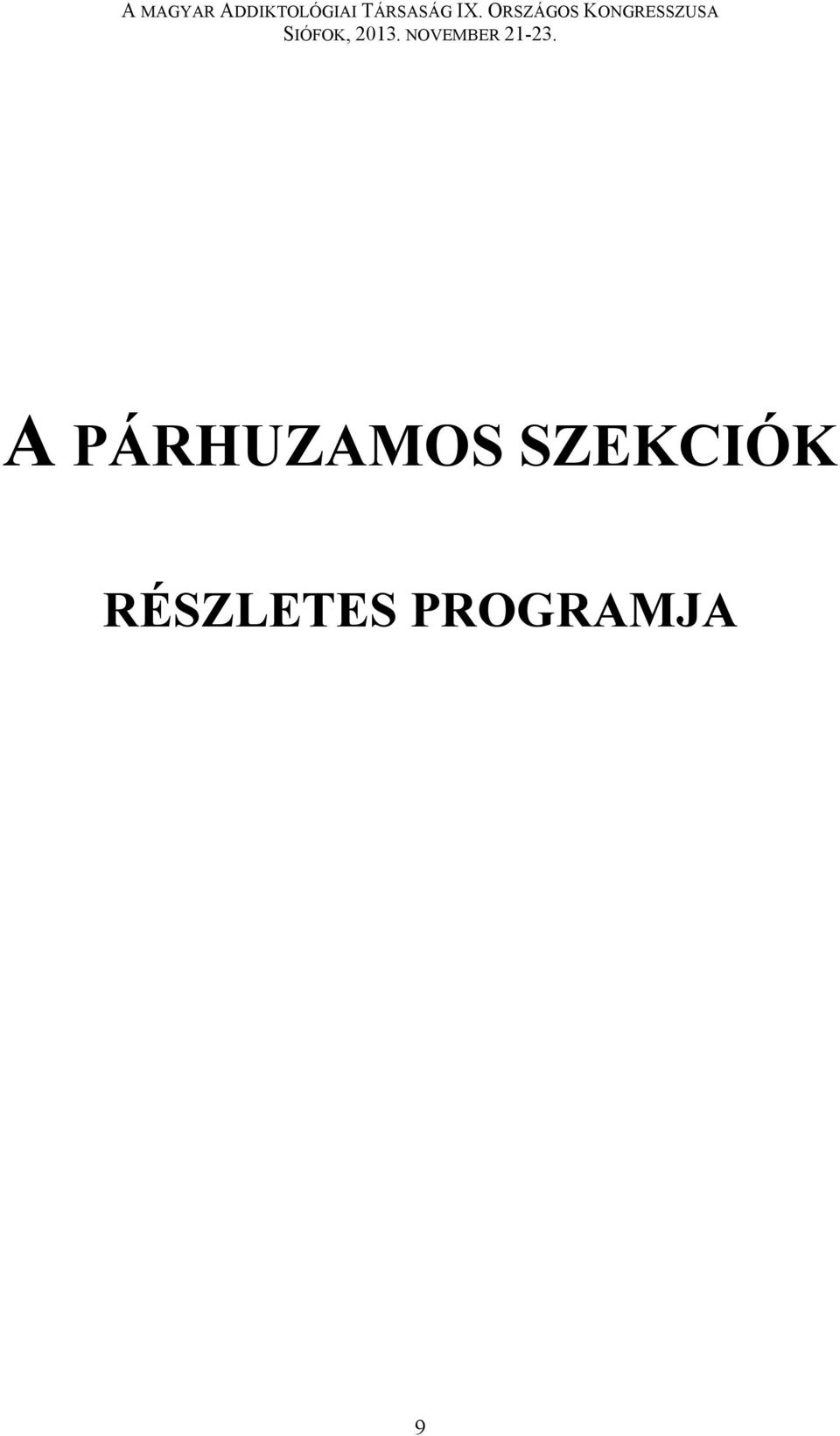 SZEKCIÓK