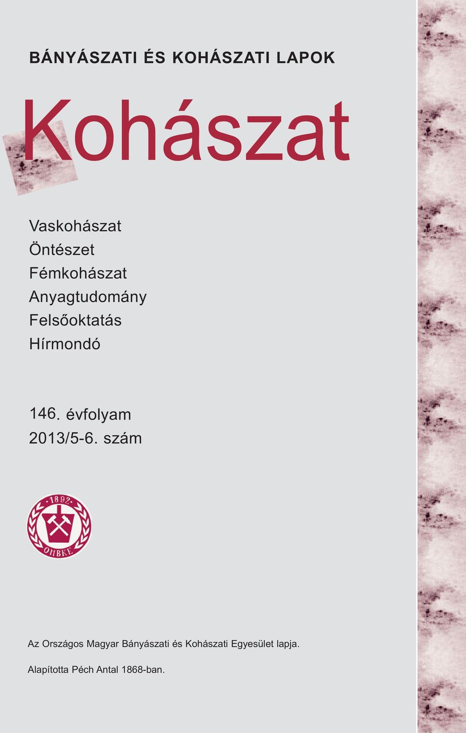146. évfolyam 2013/5-6.