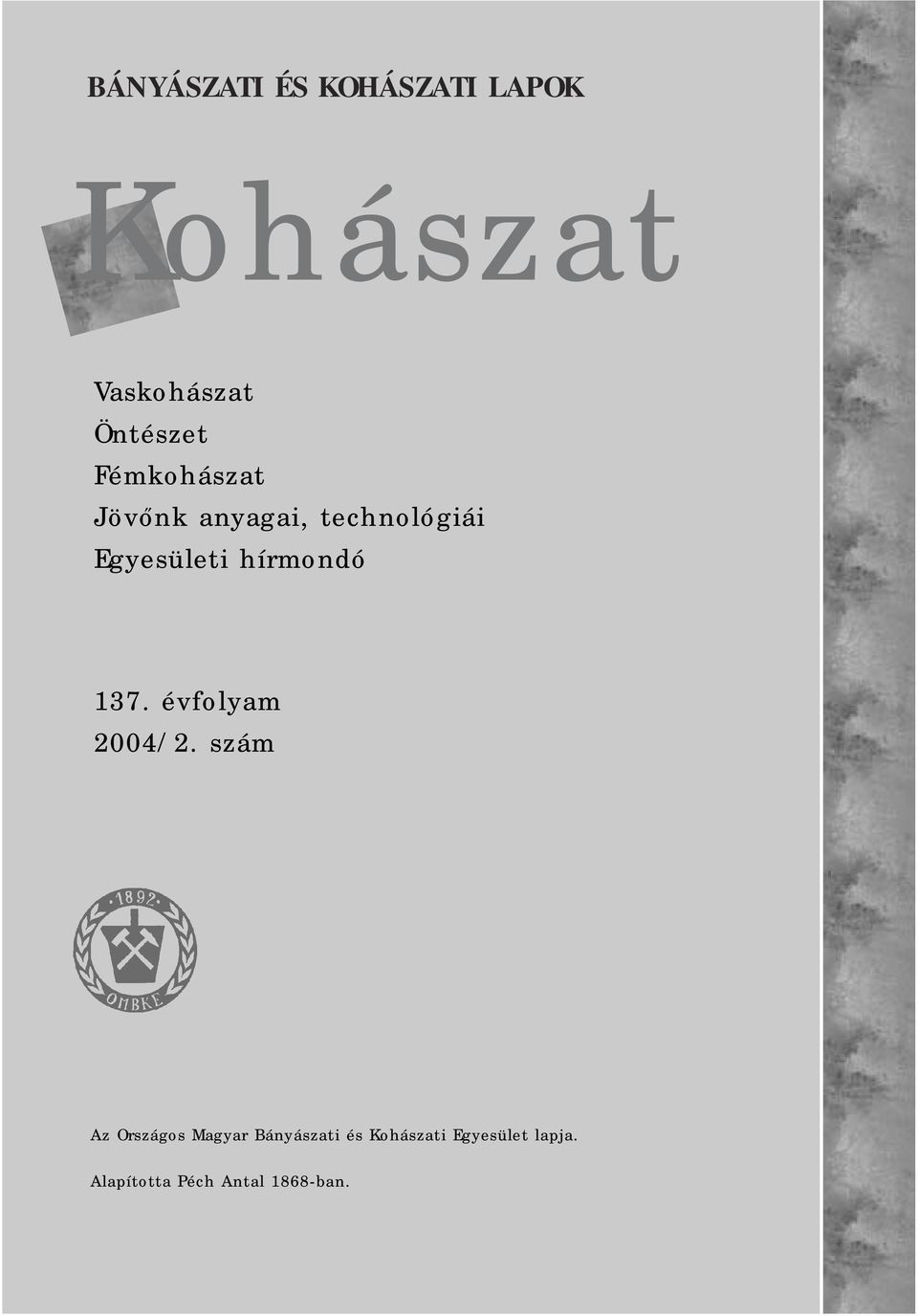 hírmondó 137. évfolyam 2004/2.