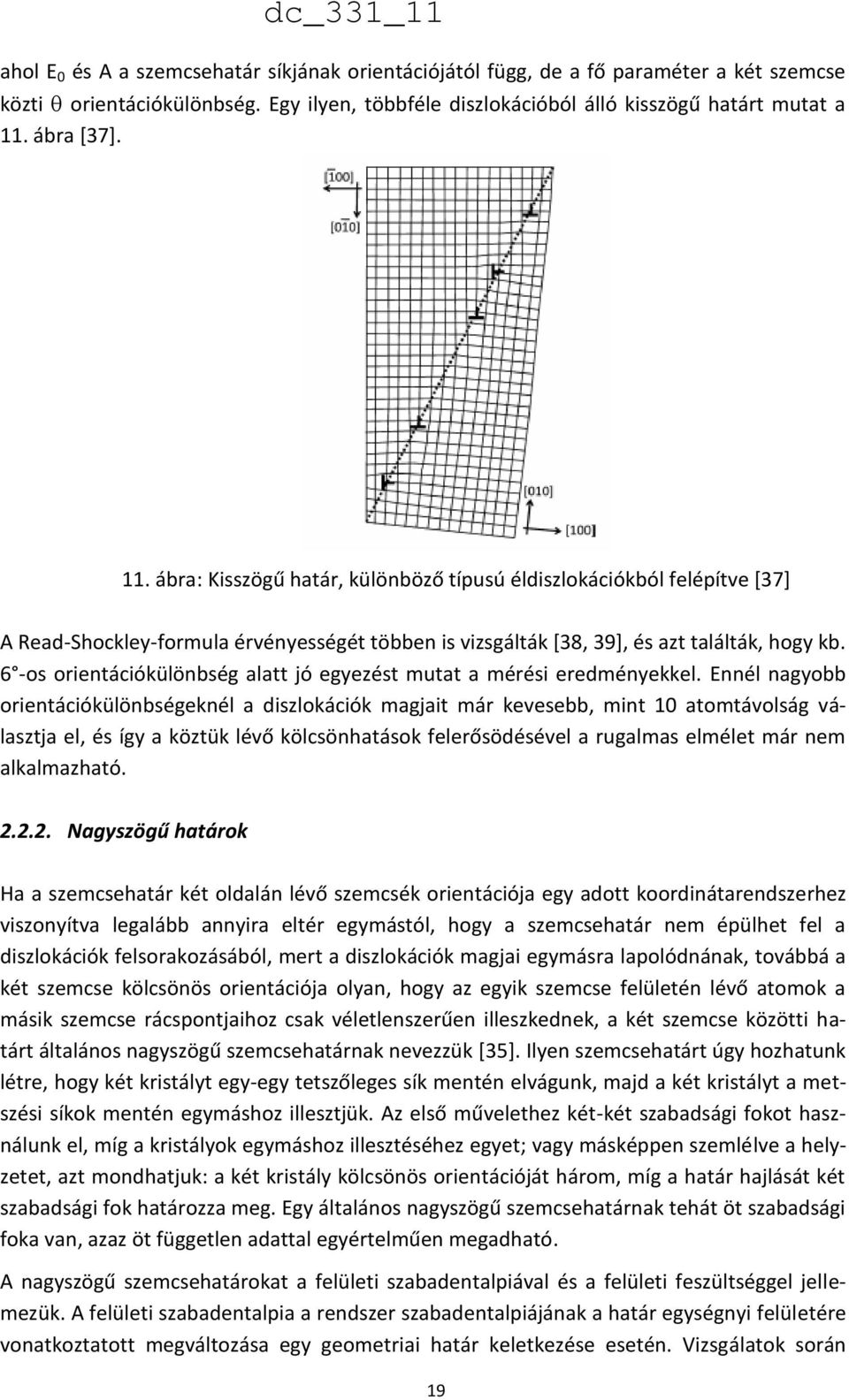 6 -os orientációkülönbség alatt jó egyezést mutat a mérési eredményekkel.