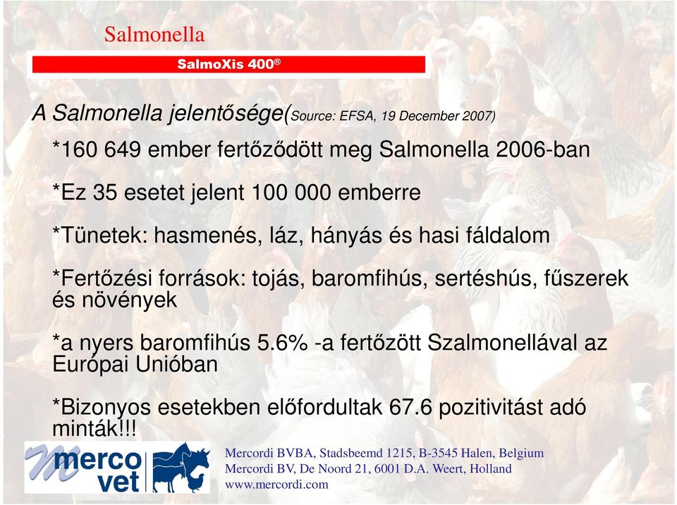 fáldalom *Fertızési források: tojás, baromfihús, sertéshús, főszerek és növények *a nyers baromfihús 5.