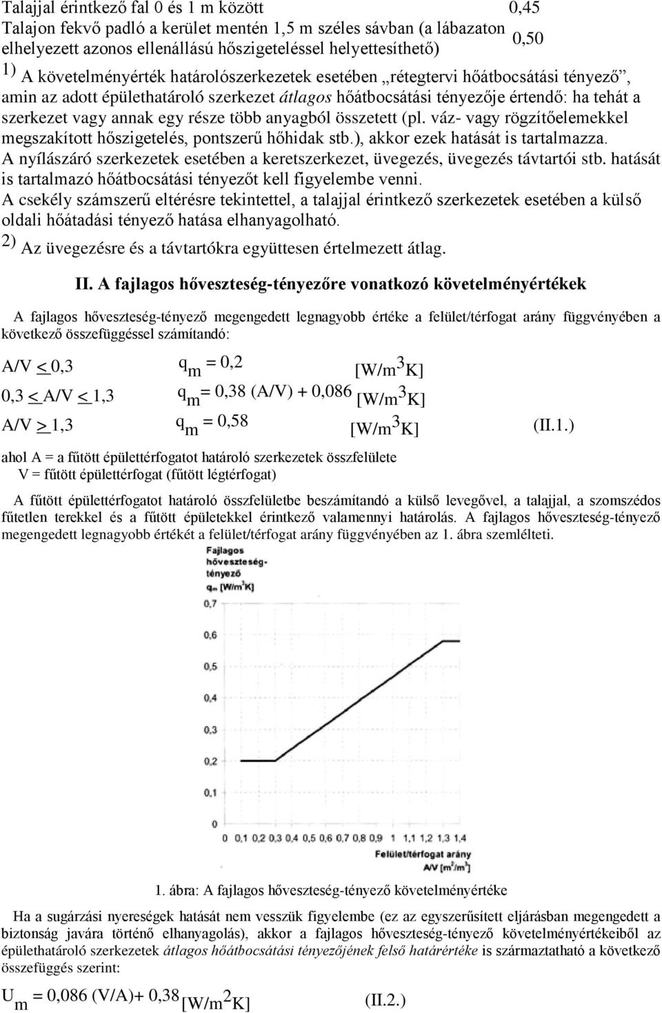 része több anyagból összetett (pl. váz- vagy rögzítőelemekkel megszakított hőszigetelés, pontszerű hőhidak stb.), akkor ezek hatását is tartalmazza.