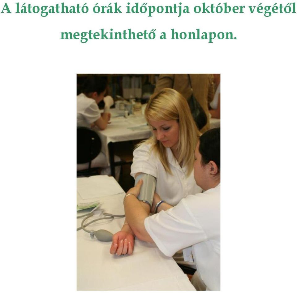 október végétől