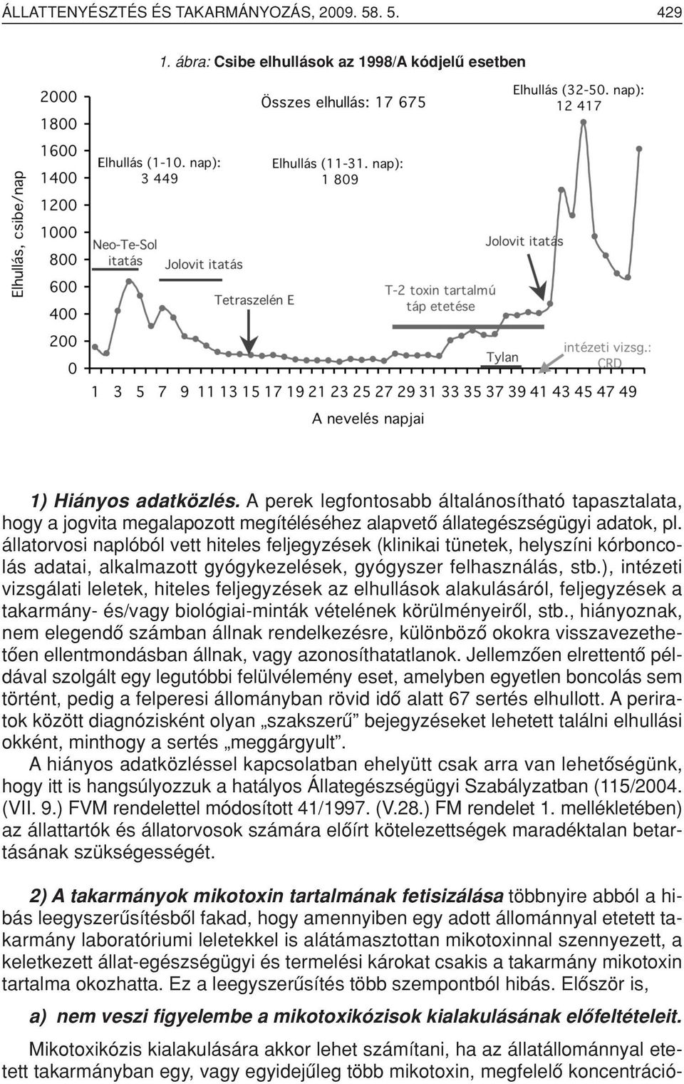 állatorvosi naplóból vett hiteles feljegyzések (klinikai tünetek, helyszíni kórboncolás adatai, alkalmazott gyógykezelések, gyógyszer felhasználás, stb.