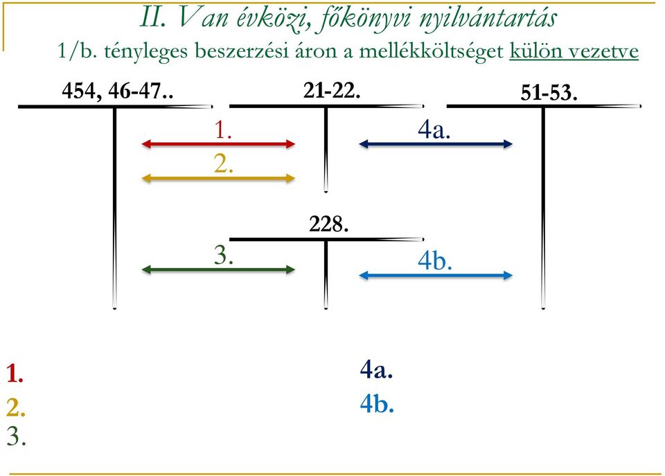 mellékköltséget külön vezetve 454, 46-47.