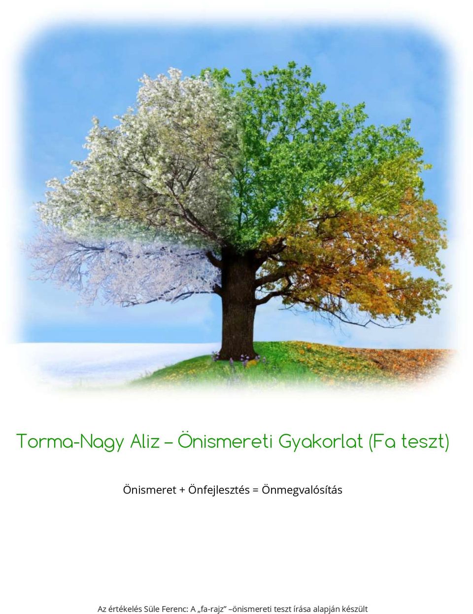Torma-Nagy Aliz Önismereti Gyakorlat (Fa teszt) - PDF Free Download