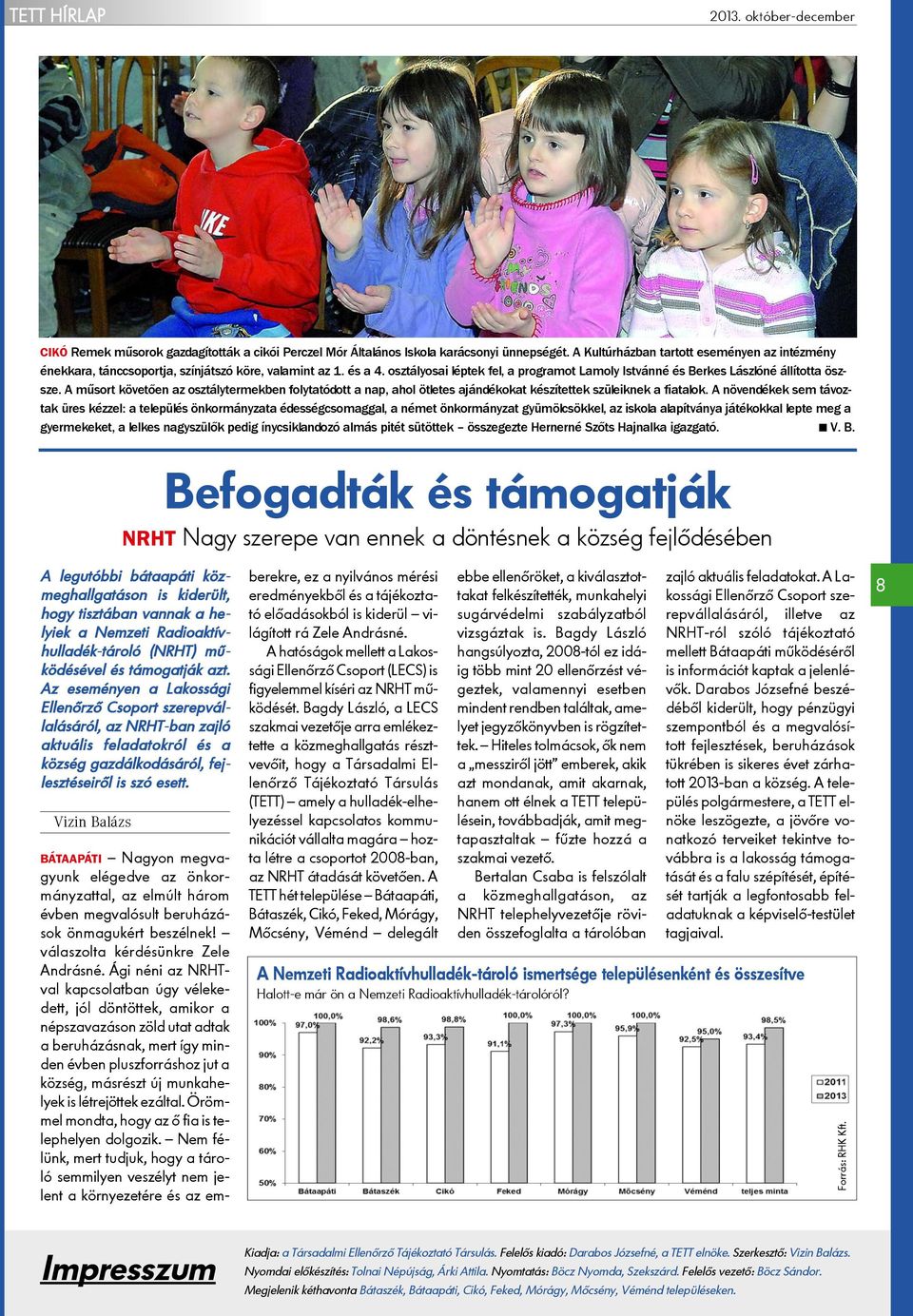 A mûsort követõen az osztálytermekben folytatódott a nap, ahol ötletes ajándékokat készítettek szüleiknek a fiatalok.