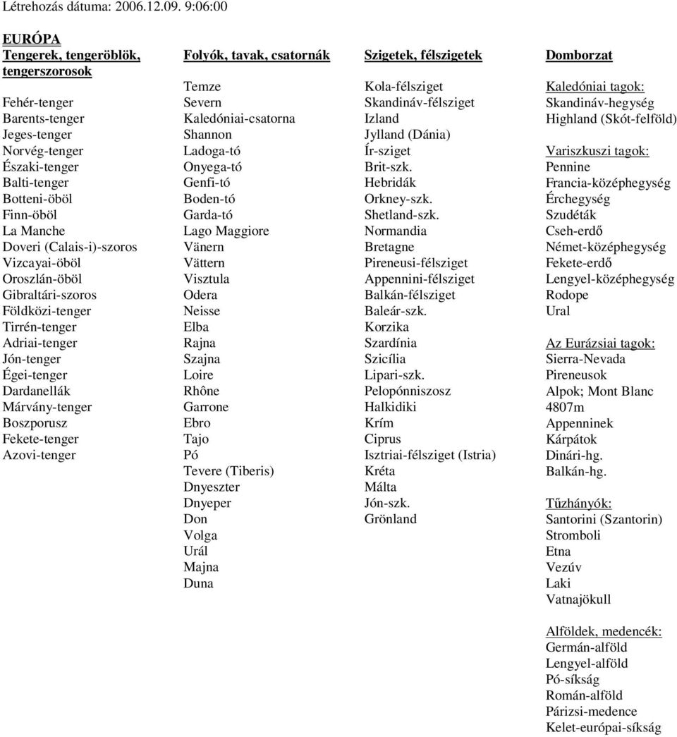 Domborzat. Kaledóniai tagok: Skandináv-hegység Highland (Skót-felföld) -  PDF Ingyenes letöltés