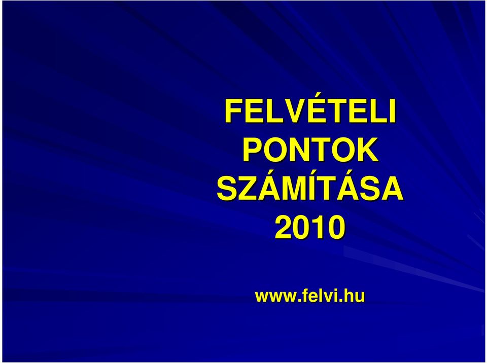 SZÁMÍTÁSA