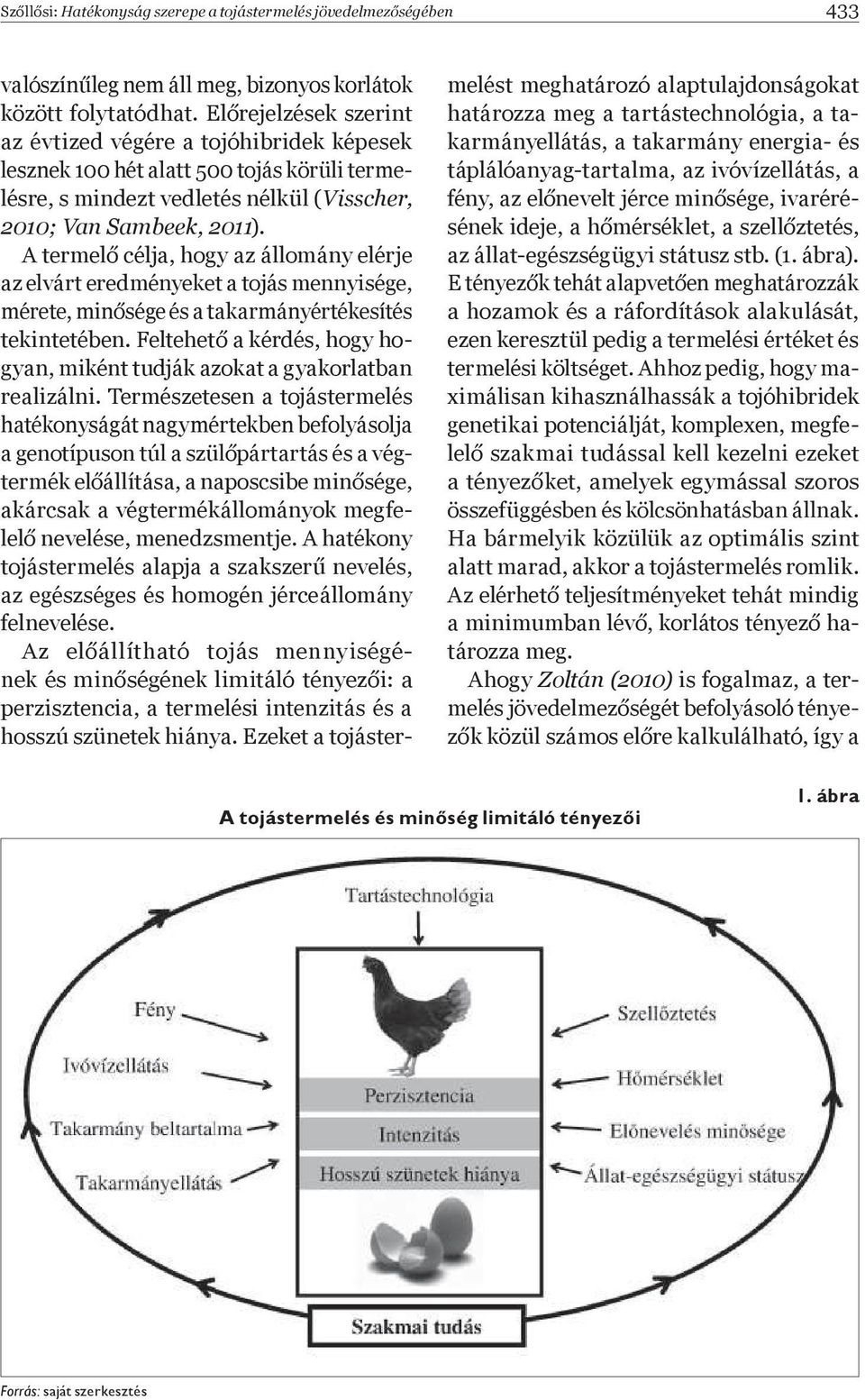 A termel célja, hogy az állomány elérje az elvárt eredményeket a tojás mennyisége, mérete, min sége és a takarmányértékesítés tekintetében.