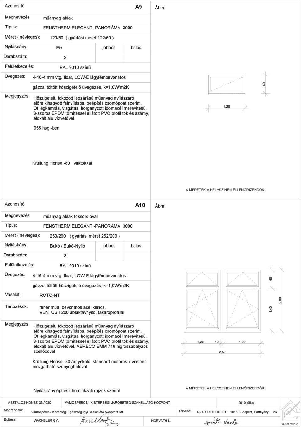 3,40 60 eloxált alu vízvetővel, AERECO EMM 76 higroszabályzós Krüllung Horiso -80 árnyékoló standard motoros