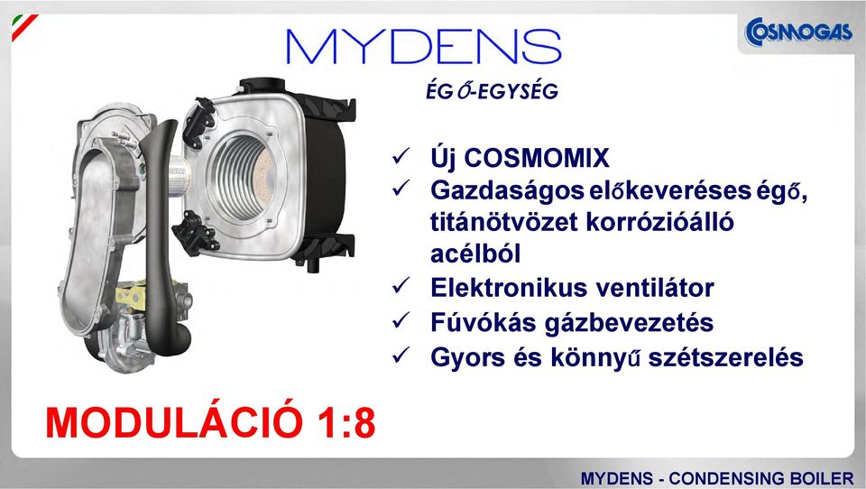 korrózióálló acélból Elektronikus