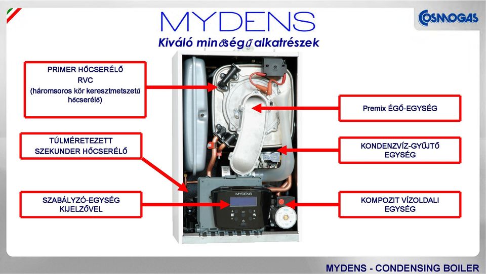 LMÉRETEZETT SZEKUNDER HŐCSER H CSERÉLŐ KONDENZVÍZ-GY GYŰJT JTŐ