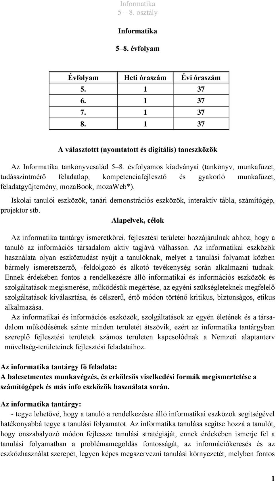 Iskolai tanulói eszközök, tanári demonstrációs eszközök, interaktív tábla, számítógép, projektor stb.