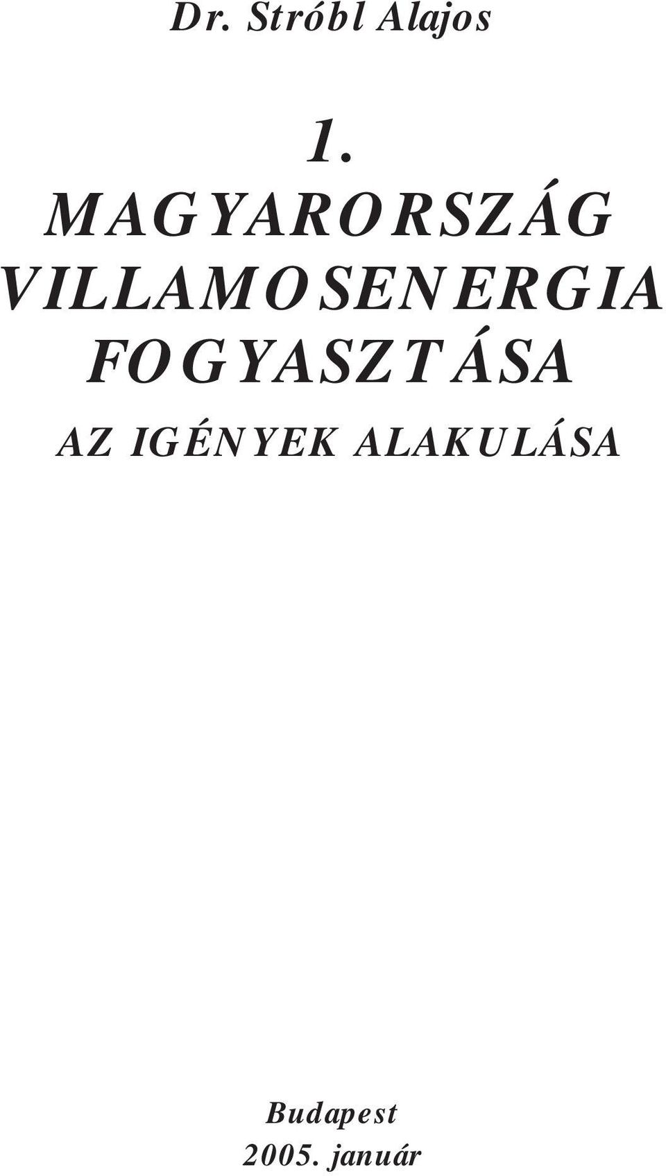 VILLAMOSENERGIA