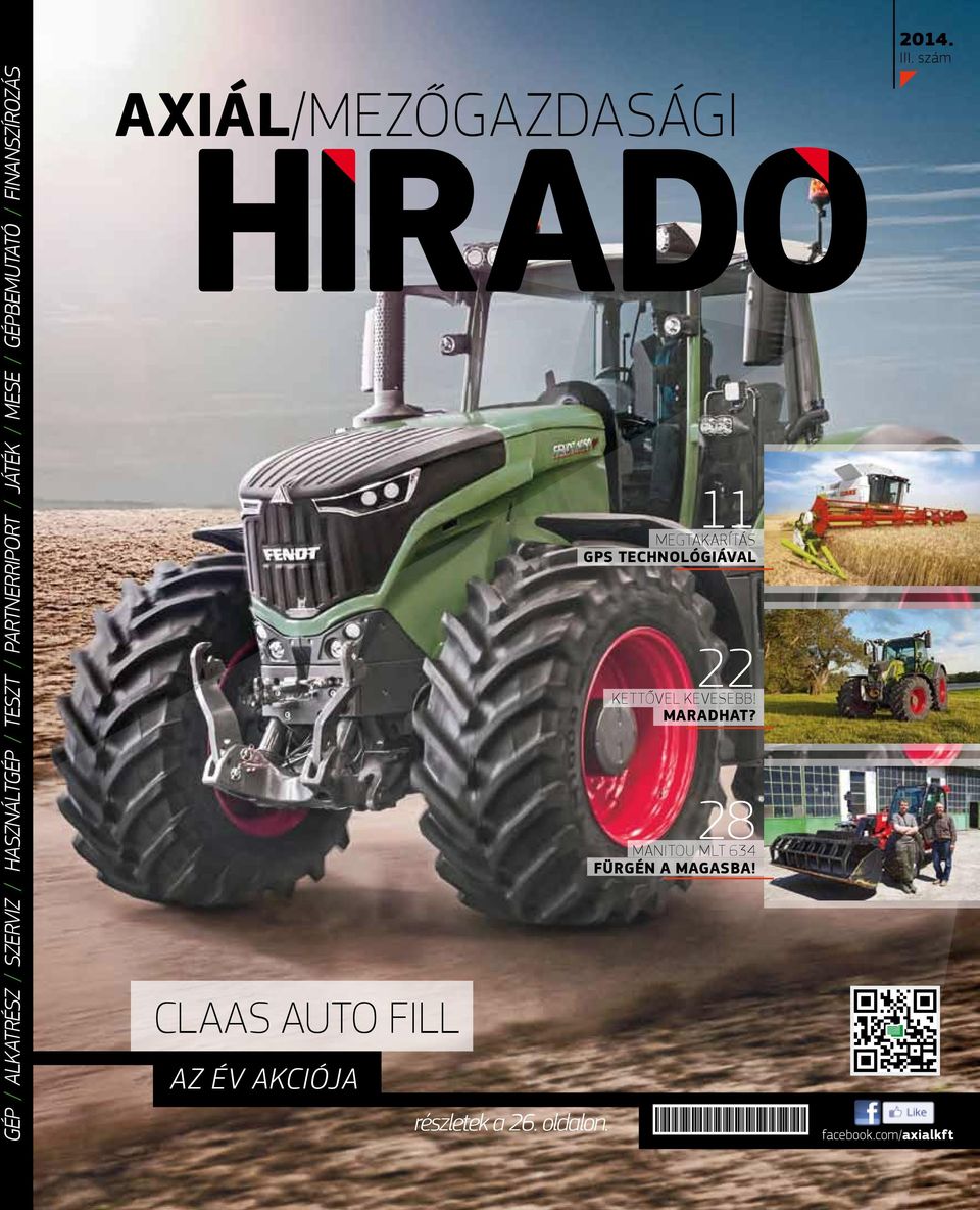 AXIÁL/mezőgazdasági. részletek a 26. oldalon. - PDF Free Download