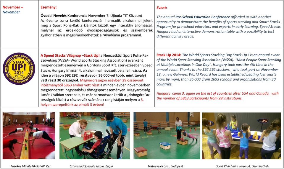 szakemberek gyakorlatban is megismerkedhettek a rakadémia programmal.