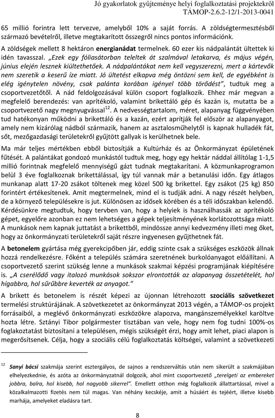 Ezek egy fóliasátorban teleltek át szalmával letakarva, és május végén, június elején lesznek kiültethetőek. A nádpalántákat nem kell vegyszerezni, mert a kártevők nem szeretik a keserű íze miatt.