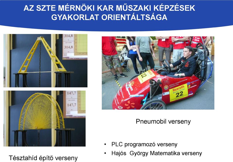 verseny Tésztahíd építő verseny PLC