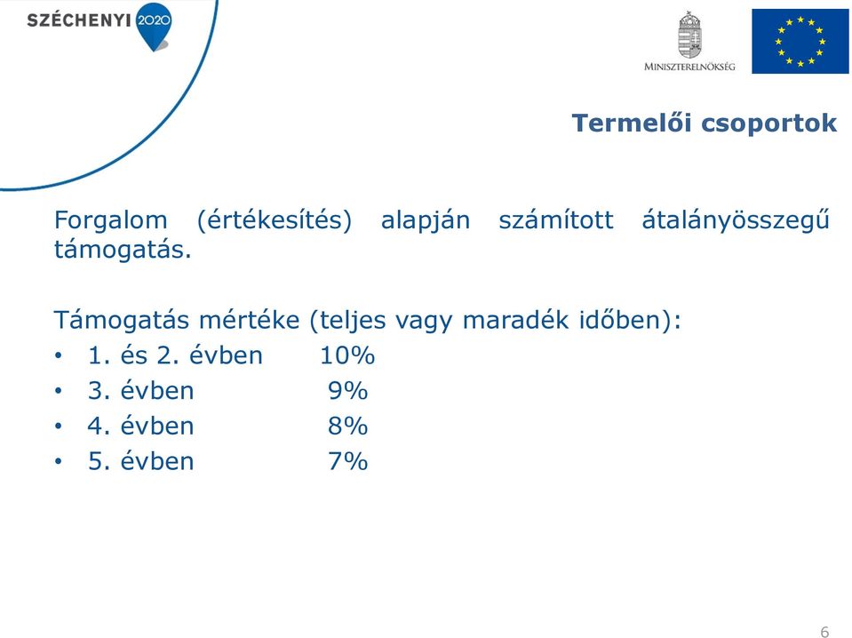 Támogatás mértéke (teljes vagy maradék időben):