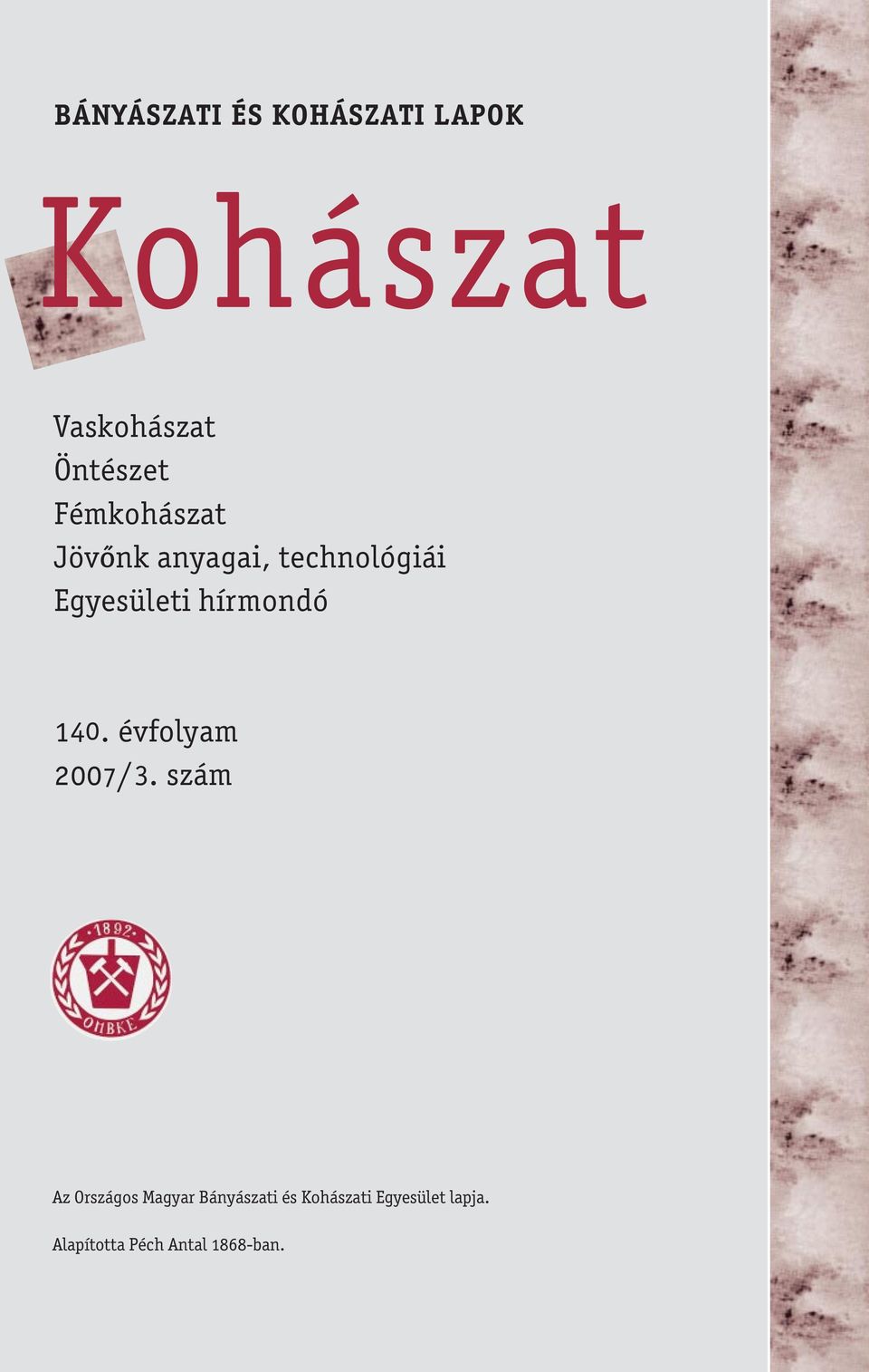 hírmondó 140. évfolyam 2007/3.