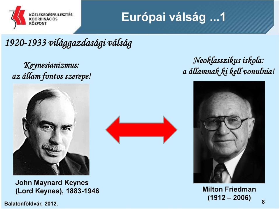 Neoklasszikus iskola: a államnak ki kell vonulnia!