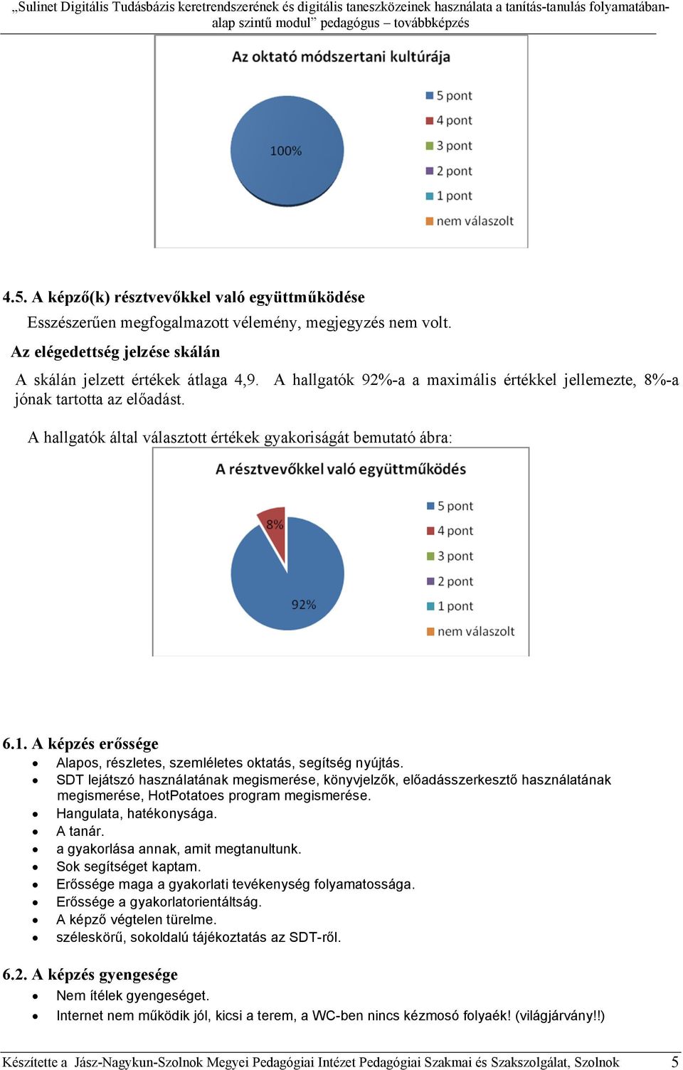 SDT lejátszó használatának megismerése, könyvjelzők, előadásszerkesztő használatának megismerése, HotPotatoes program megismerése. Hangulata, hatékonysága. A tanár.