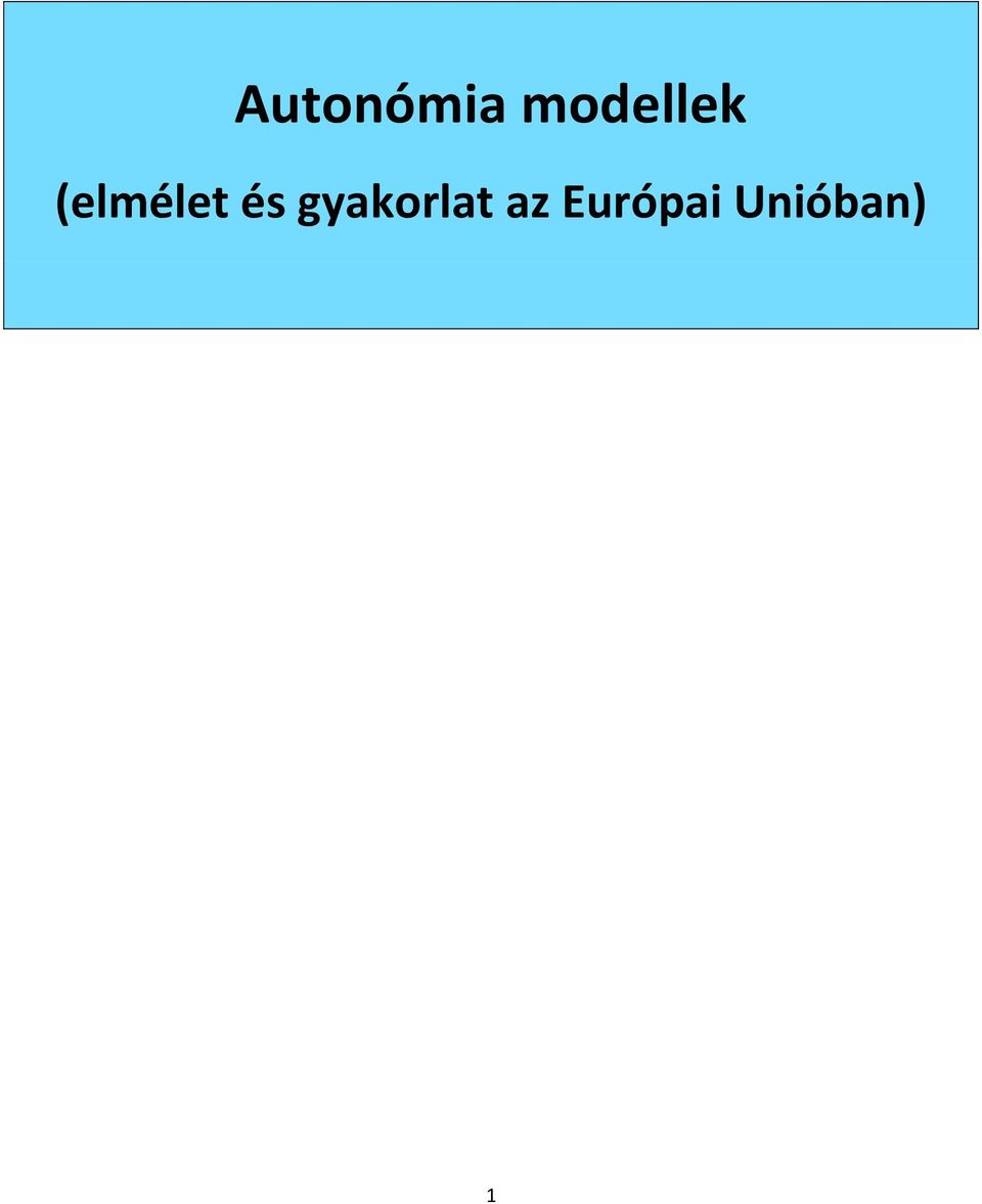 (elmélet és