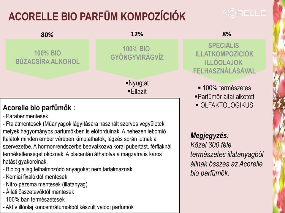 A hormonrendszerbe beavatkozva korai pubertást, férfiaknál terméketlenséget okoznak. A placentán áthatolva a magzatra is káros hatást gyakorolnak.