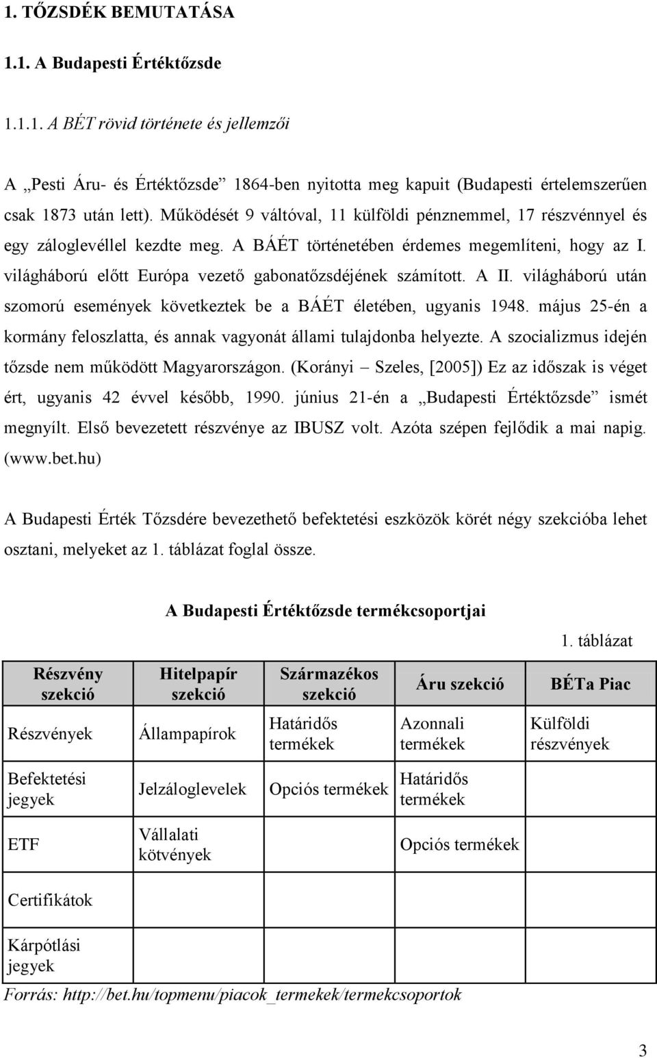 világháború előtt Európa vezető gabonatőzsdéjének számított. A II. világháború után szomorú események következtek be a BÁÉT életében, ugyanis 1948.