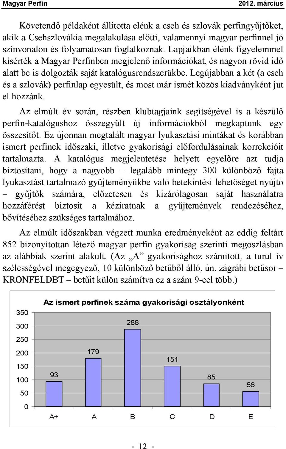 Legújabban a két (a cseh és a szlovák) perfinlap egyesült, és most már ismét közös kiadványként jut el hozzánk.