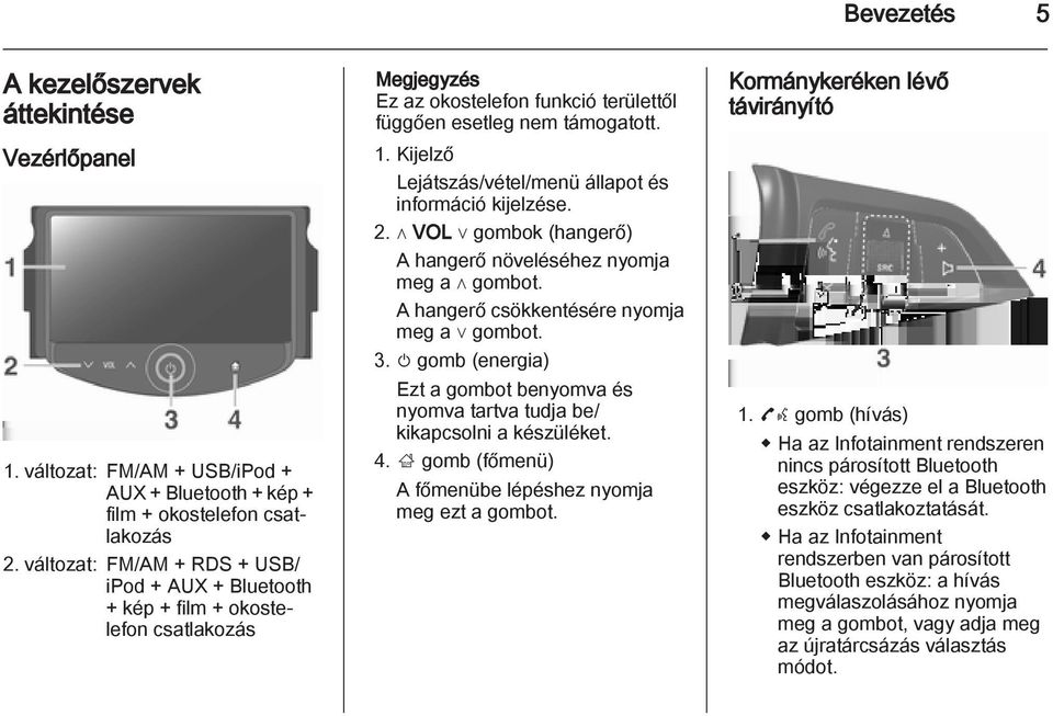 Kijelző Lejátszás/vétel/menü állapot és információ kijelzése. 2. VOL gombok (hangerő) A hangerő növeléséhez nyomja meg a gombot. A hangerő csökkentésére nyomja meg a gombot. 3.