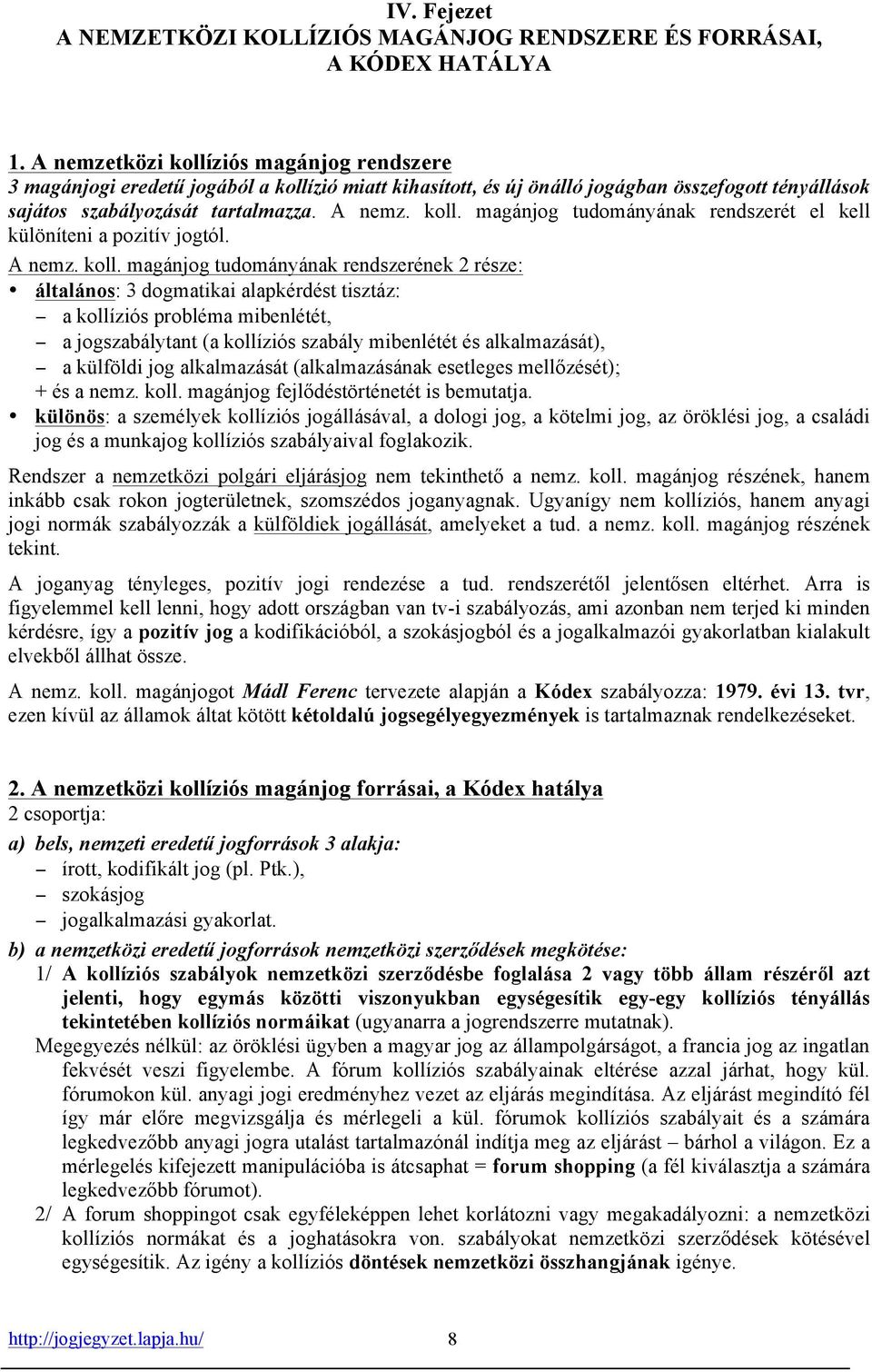 A nemz. koll.
