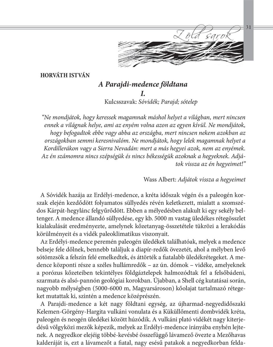 Ne mondjátok, hogy befogadtok ebbe vagy abba az országba, mert nincsen nekem azokban az országokban semmi keresnivalóm.