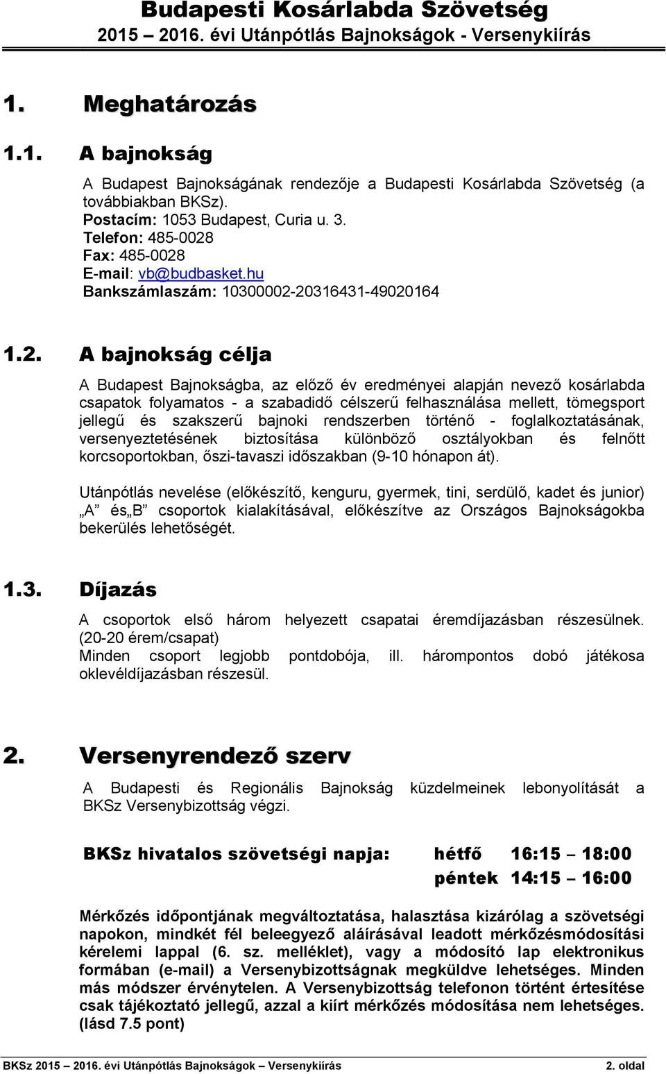 Budapesti Kosárlabda Szövetség - PDF Ingyenes letöltés